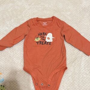 Carter's Pumpkin Long Sleeve Bodysuit